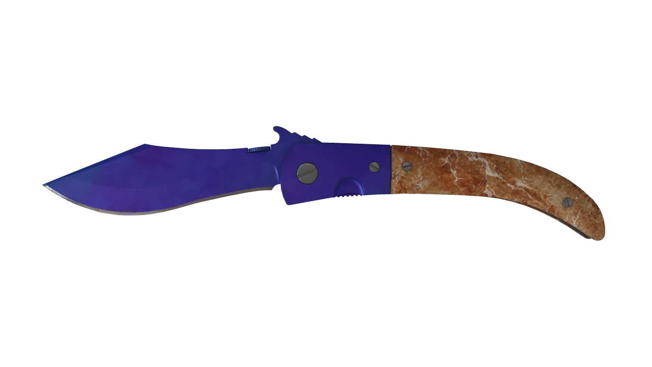 Navaja Knife | Doppler (Sapphire) seed #466, front