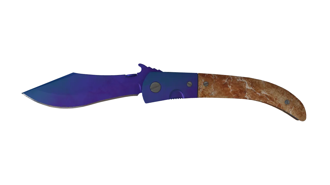 Navaja Knife | Doppler (Sapphire) seed #486, front