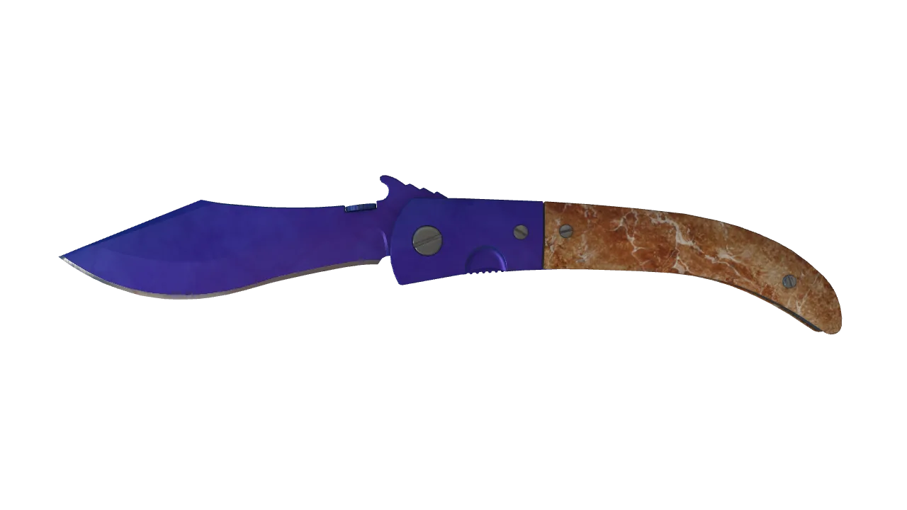 Navaja Knife | Doppler (Sapphire) seed #502, front