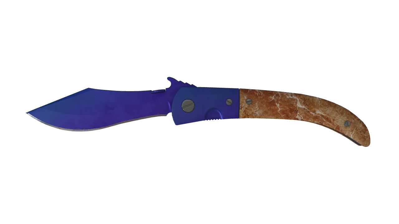 Navaja Knife | Doppler (Sapphire) seed #544, front