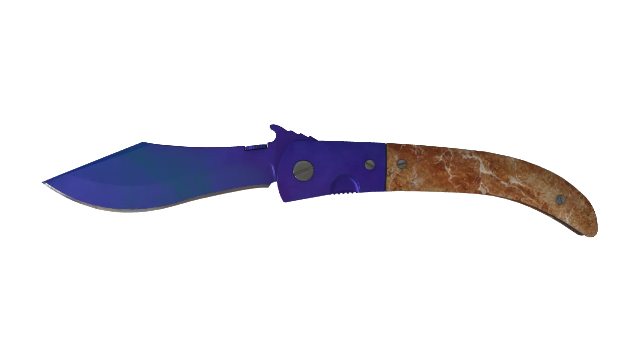 Navaja Knife | Doppler (Sapphire) seed #55, front