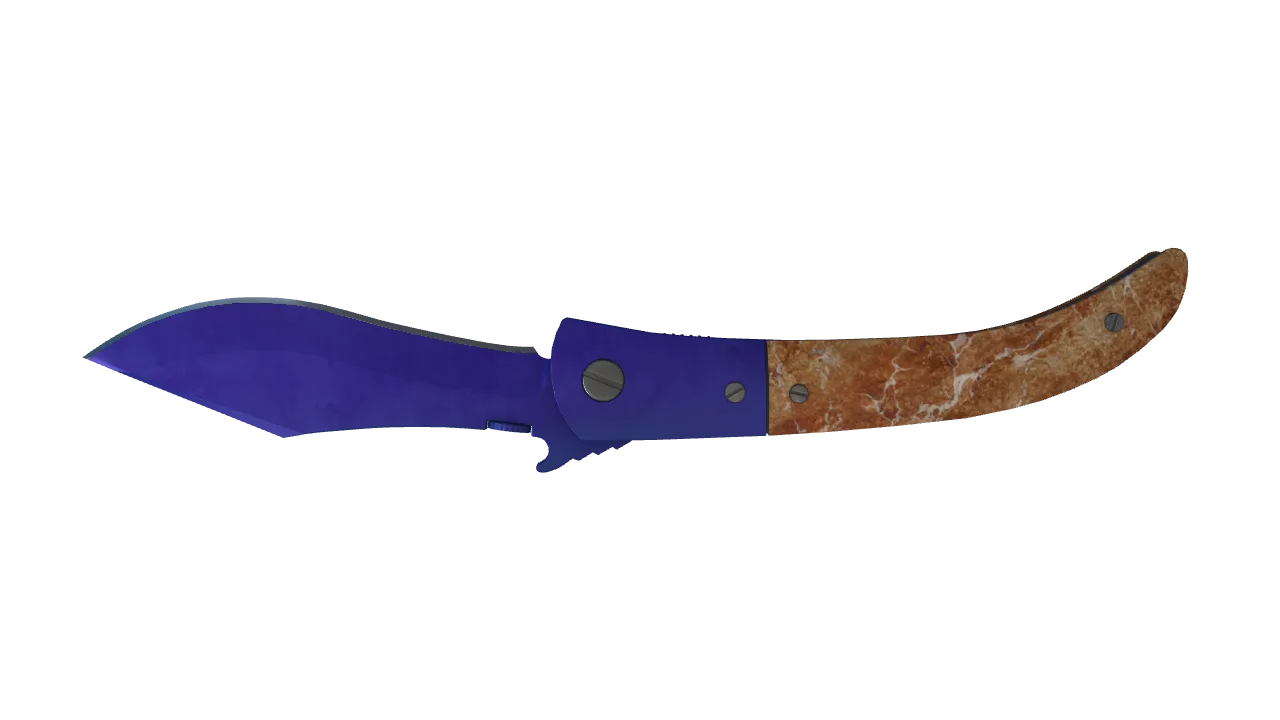 Navaja Knife | Doppler (Sapphire) seed #550, back