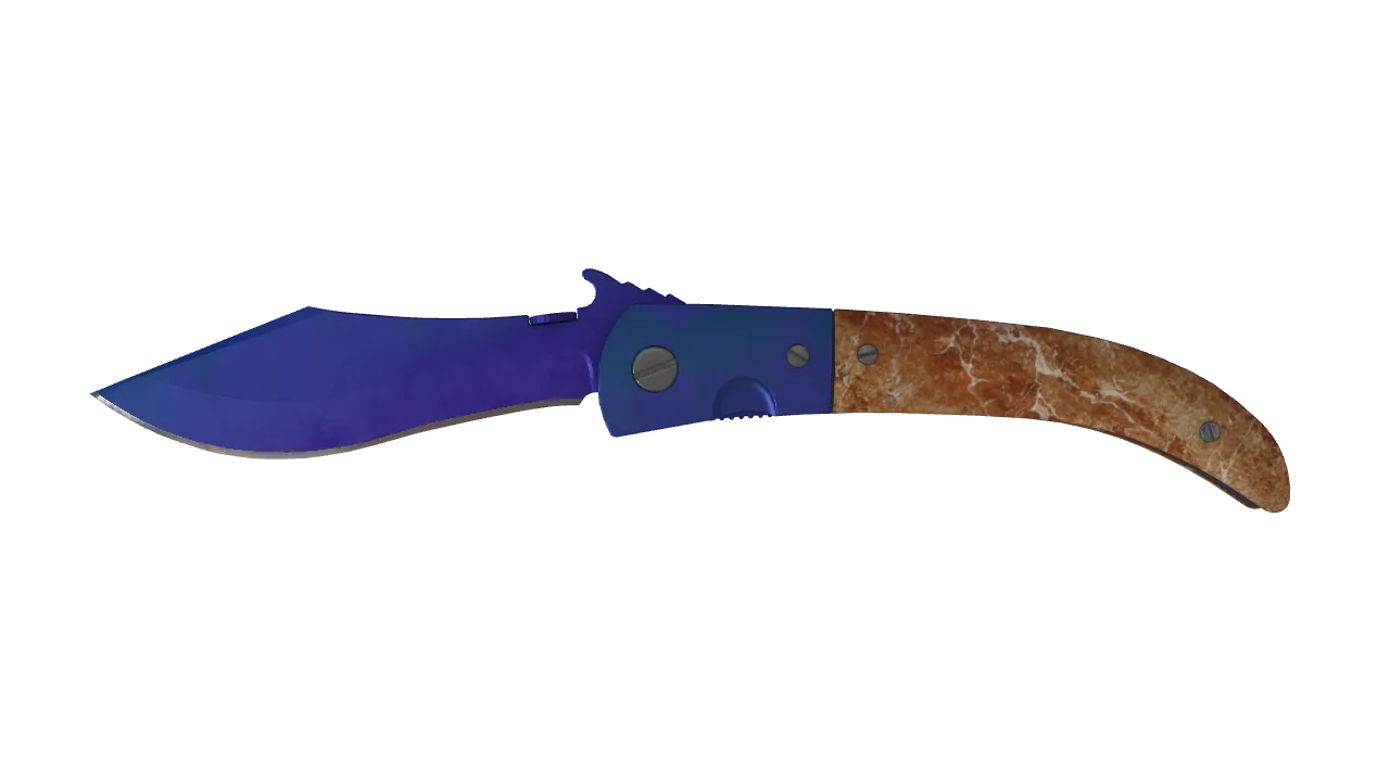 Navaja Knife | Doppler (Sapphire) seed #562, front