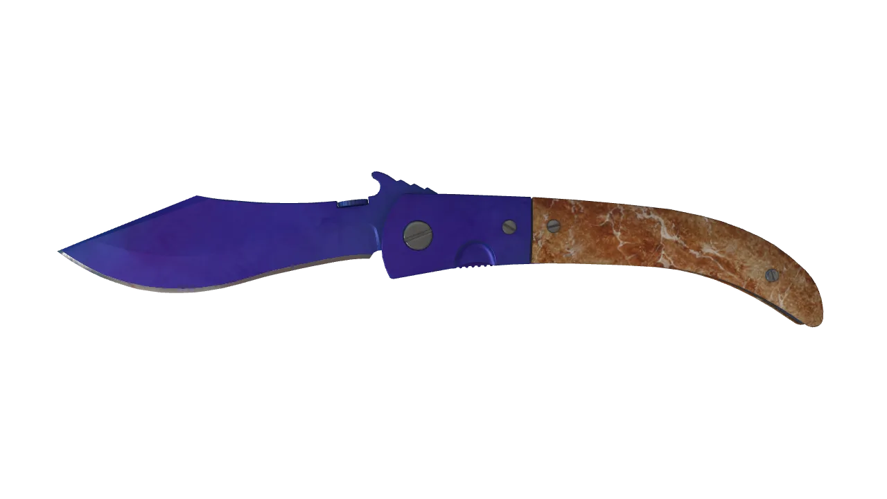 Navaja Knife | Doppler (Sapphire) seed #566, front