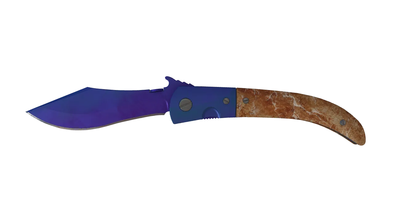 Navaja Knife | Doppler (Sapphire) seed #583, front