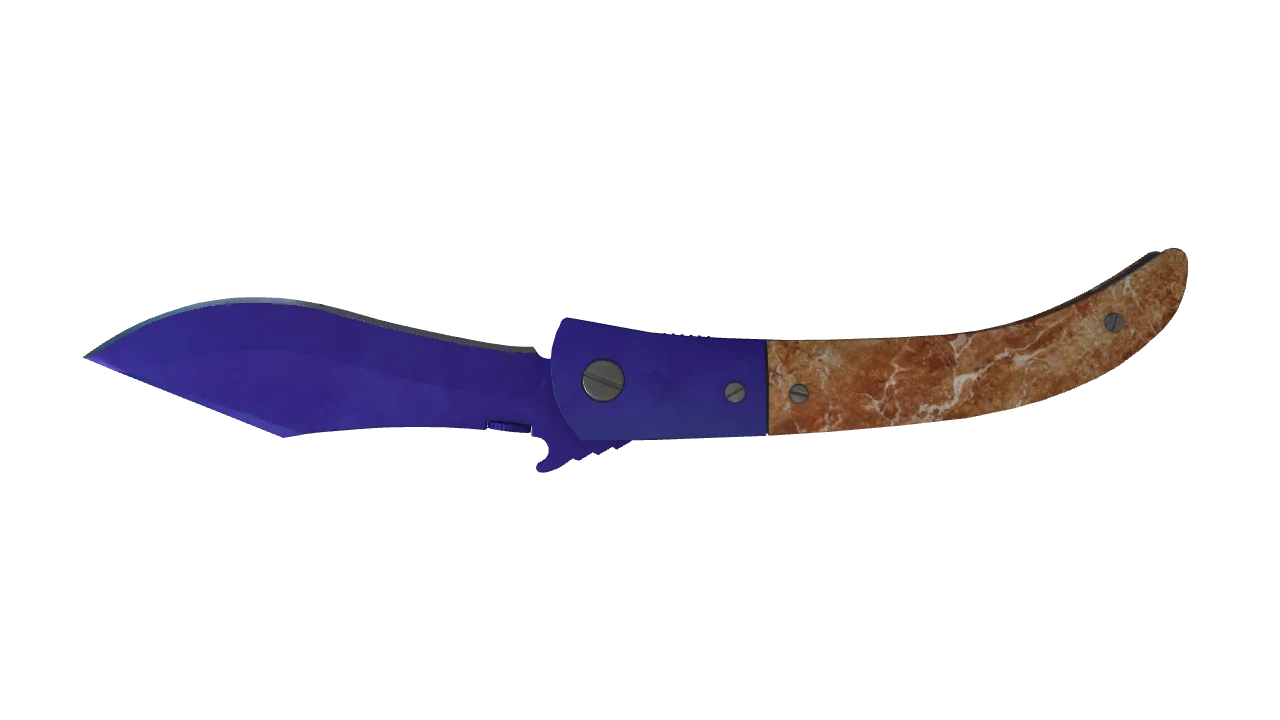 Navaja Knife | Doppler (Sapphire) seed #602, back
