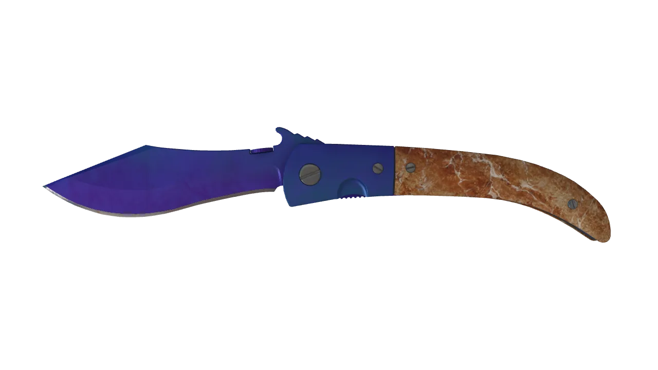 Navaja Knife | Doppler (Sapphire) seed #628, front
