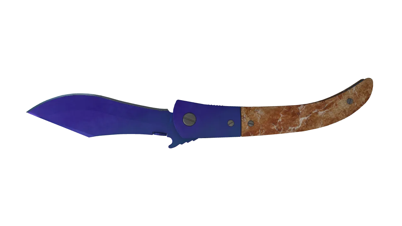 Navaja Knife | Doppler (Sapphire) seed #657, back