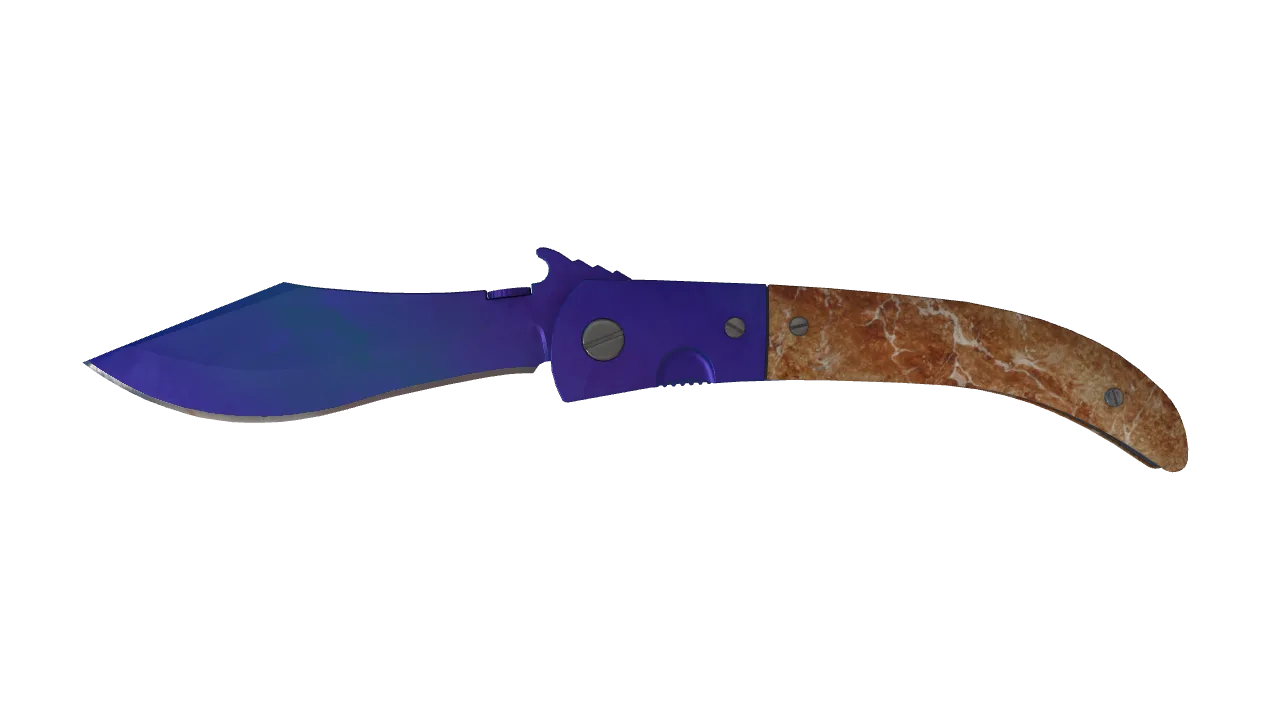 Navaja Knife | Doppler (Sapphire) seed #700, front