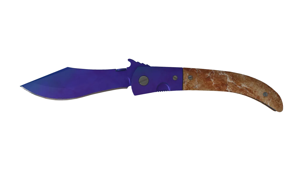 Navaja Knife | Doppler (Sapphire) seed #703, front
