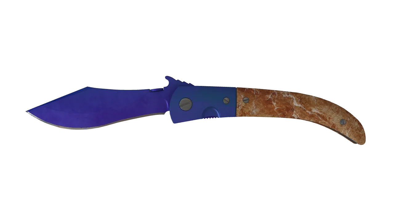 Navaja Knife | Doppler (Sapphire) seed #704, front