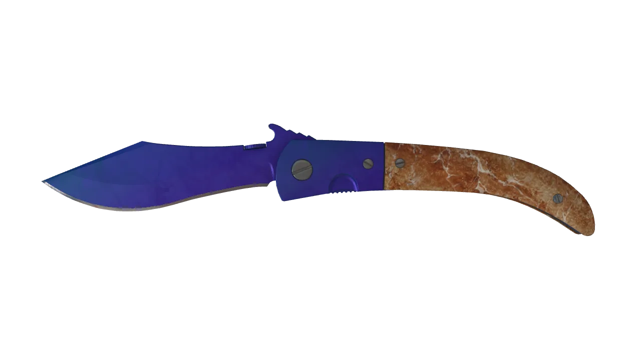 Navaja Knife | Doppler (Sapphire) seed #772, front