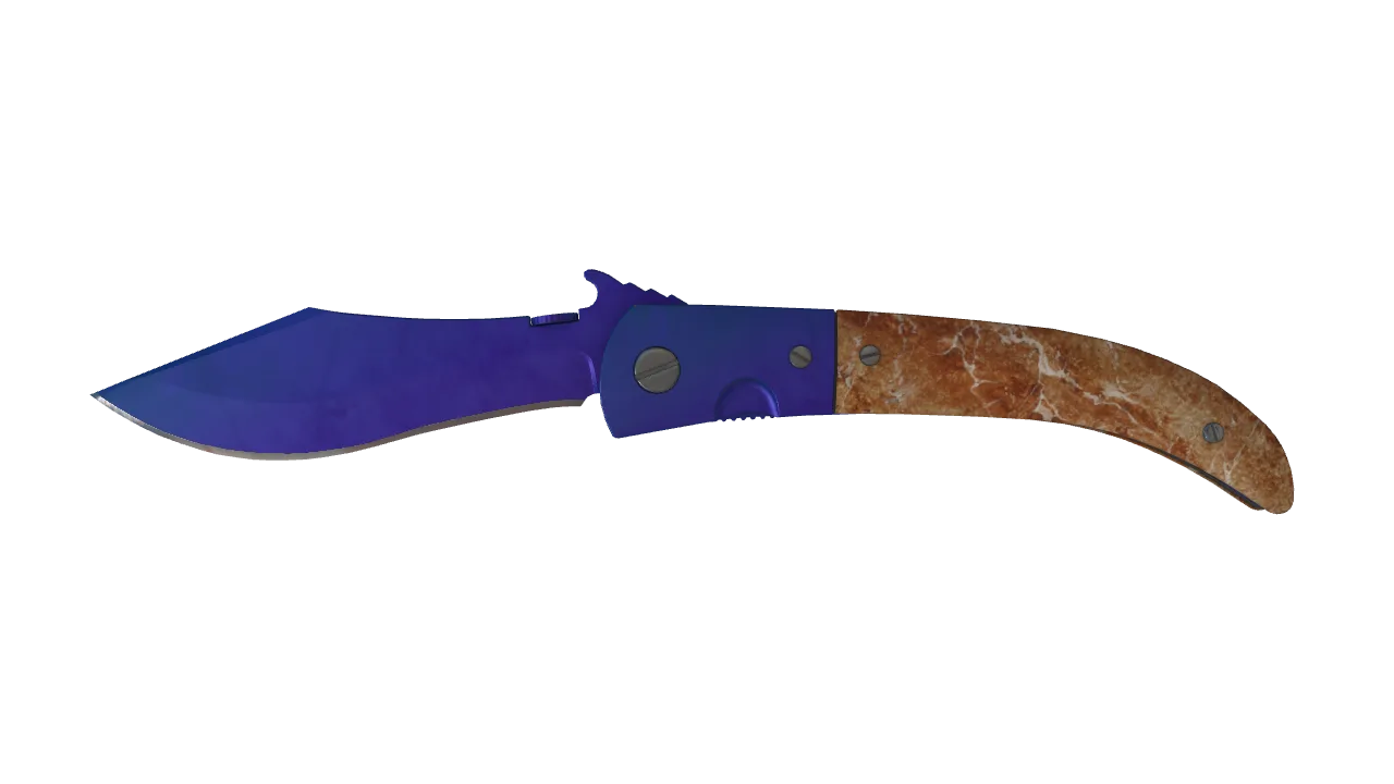Navaja Knife | Doppler (Sapphire) seed #784, front