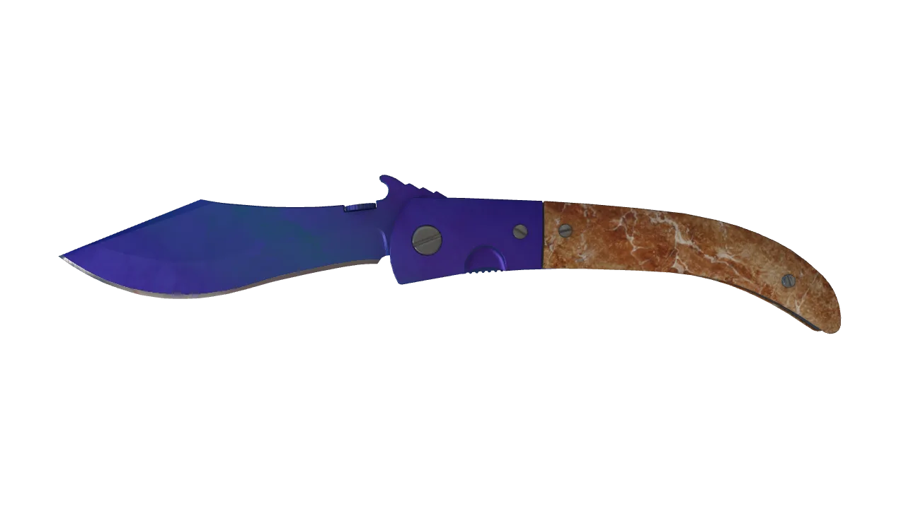 Navaja Knife | Doppler (Sapphire) seed #830, front