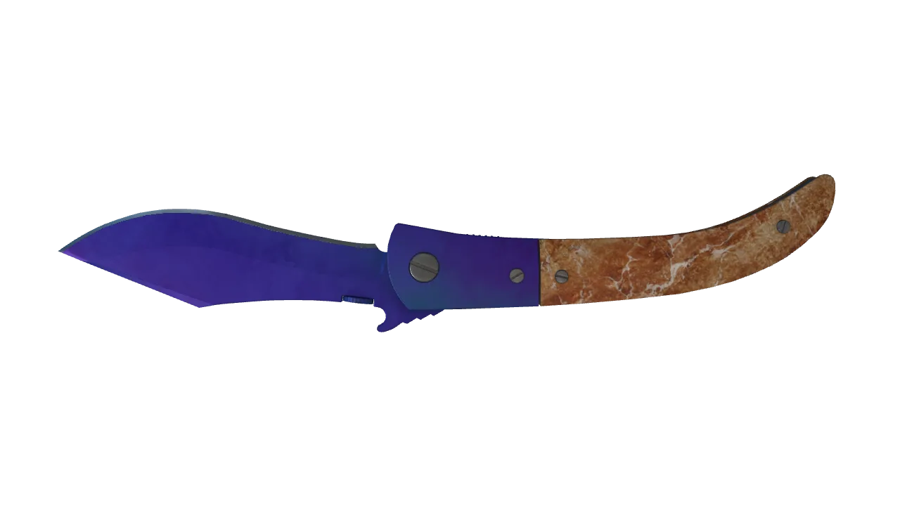 Navaja Knife | Doppler (Sapphire) seed #842, back