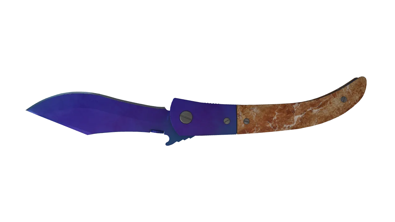 Navaja Knife | Doppler (Sapphire) seed #893, back