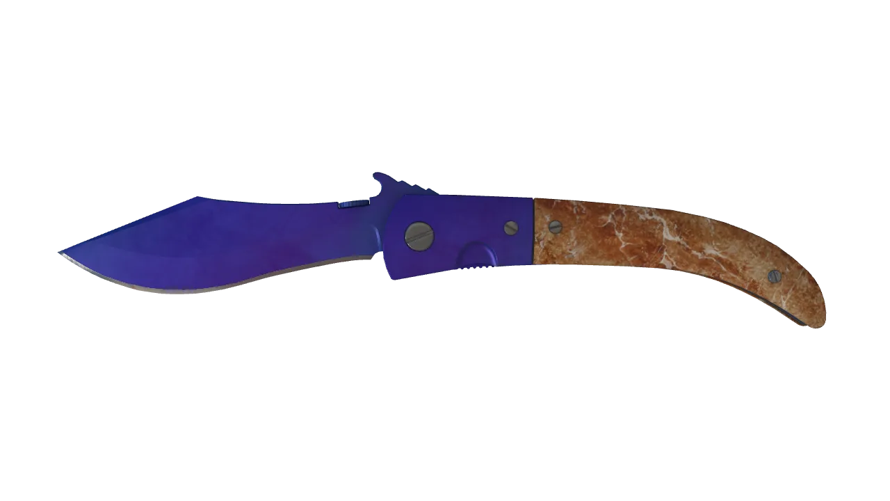 Navaja Knife | Doppler (Sapphire) seed #893, front