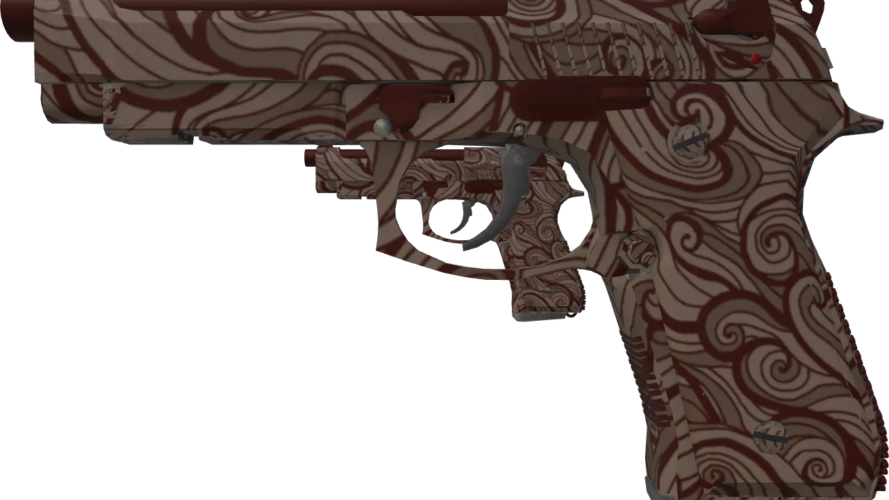 Dual Berettas | Pyre (Factory New) — Dust II light, front