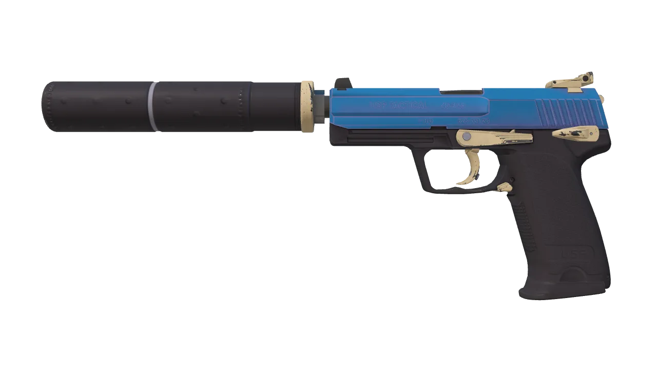 Souvenir USP-S | Royal Guard (Minimal Wear) — Dust II light, front