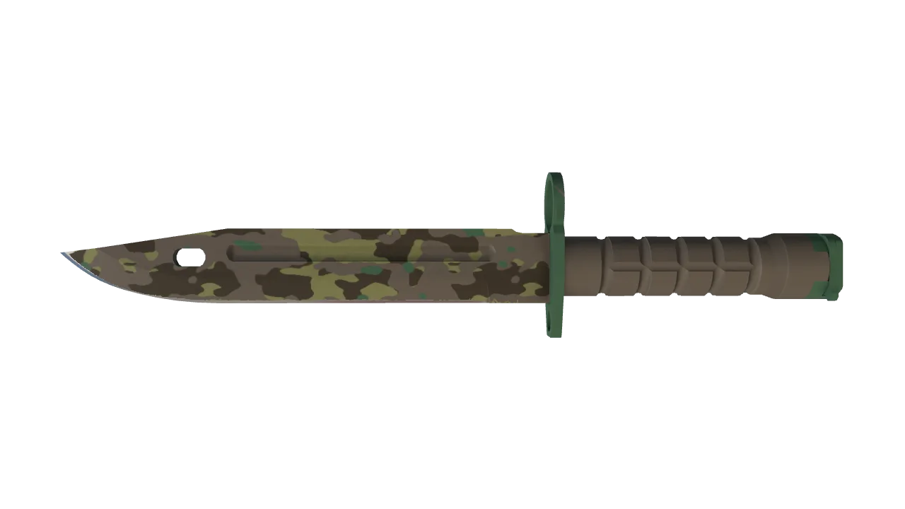 ★ Bayonet | Boreal Forest (Factory New) — Dust II light, front