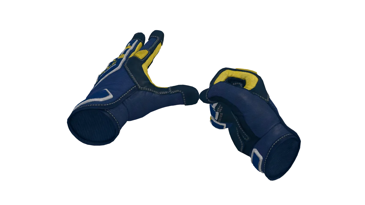 ★ Specialist Gloves | Field Agent (Factory New) — Dust II light, front