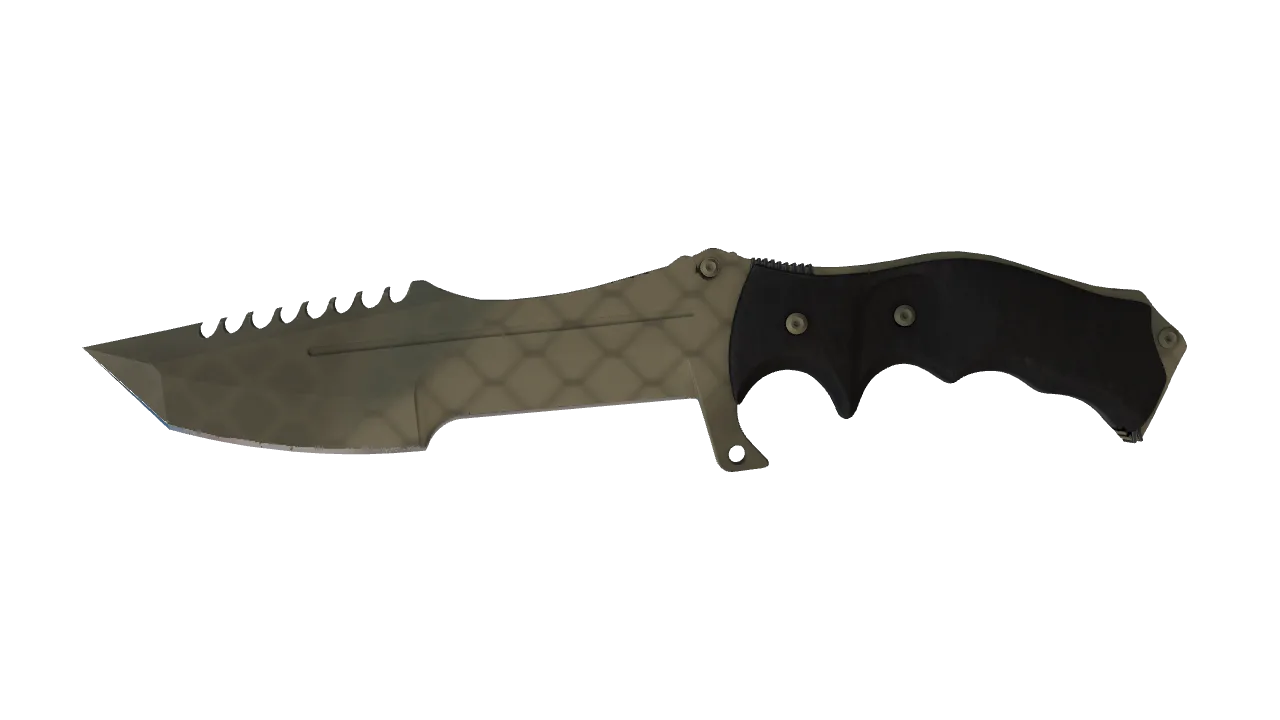 ★ Huntsman Knife | Safari Mesh (Factory New) — Dust II light, front