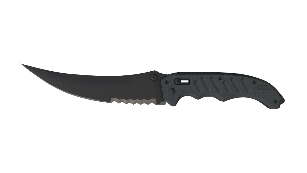 ★ Flip Knife | Night (Minimal Wear) — Dust II light, front