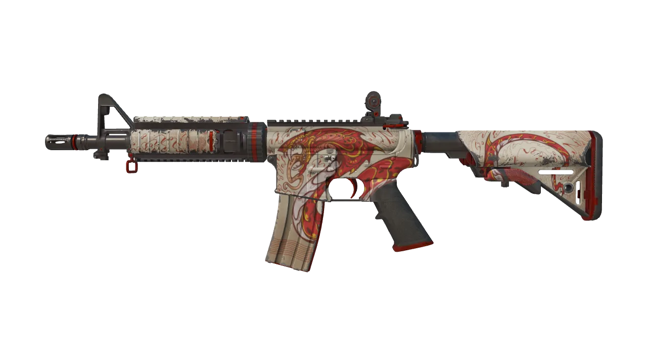 Souvenir M4A4 | Falak (Field-Tested) — Dust II light, front