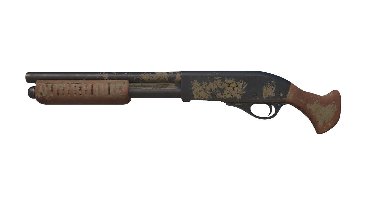 Souvenir Sawed-Off | Snake Camo (Battle-Scarred) — Dust II light, front