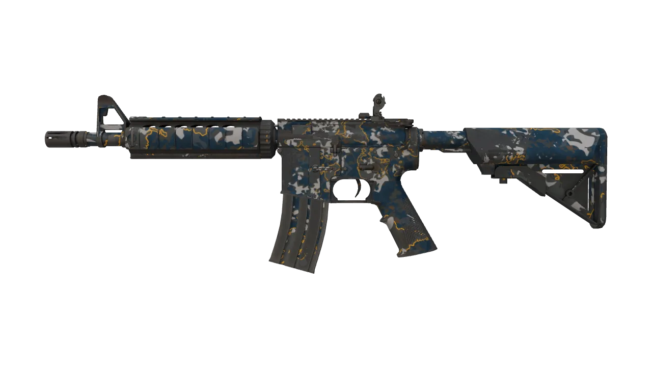 M4A4 | Global Offensive (Field-Tested) — Dust II light, front