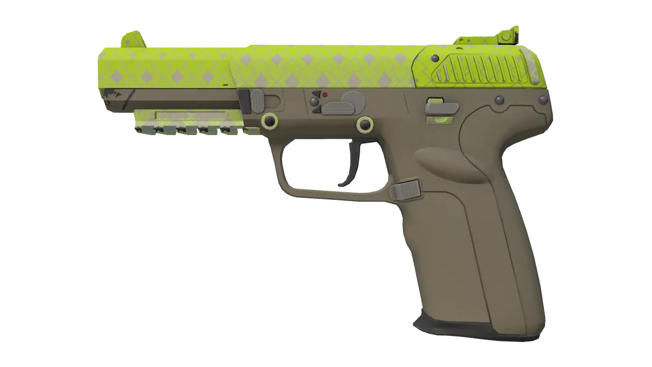 Five-SeveN | Neon Kimono (Factory New) — Dust II light, front