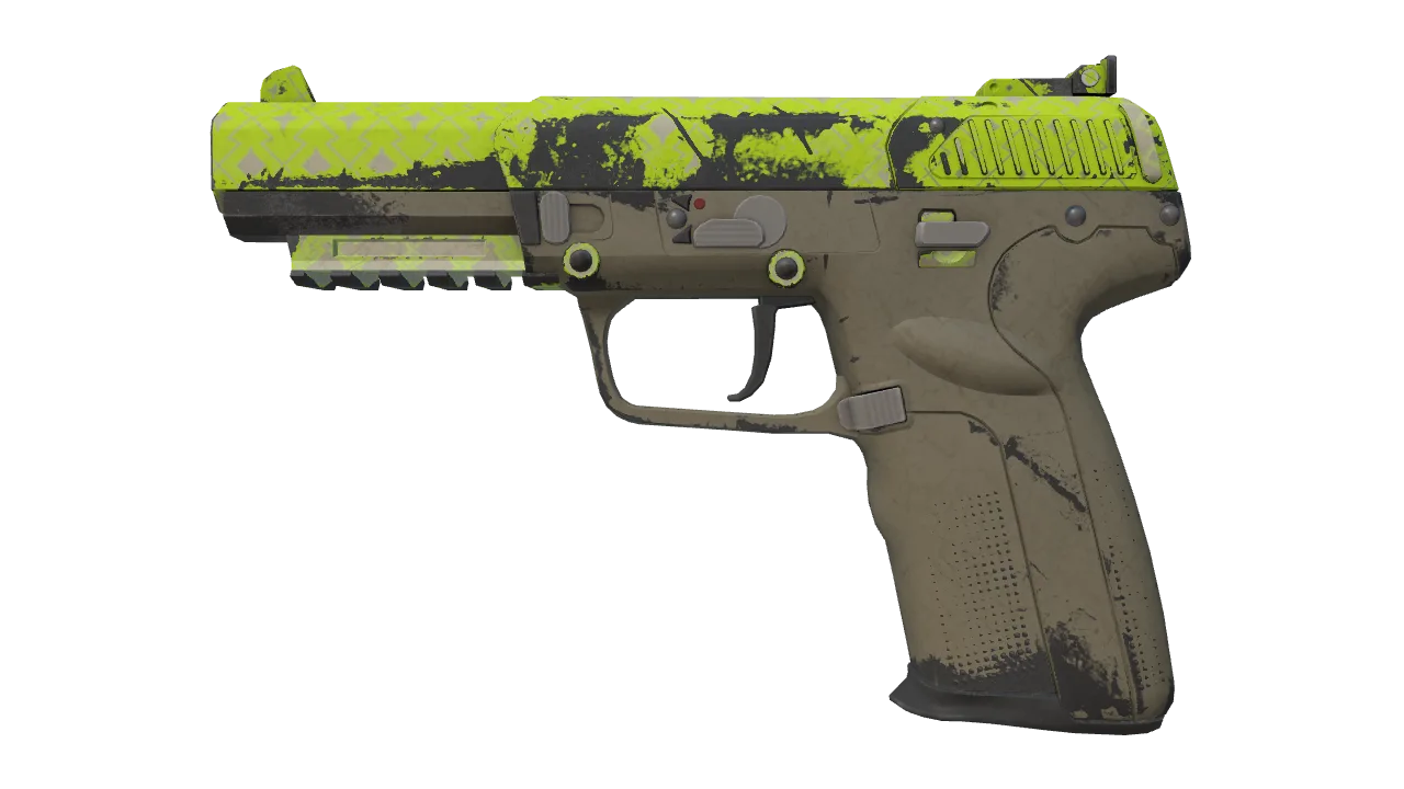 Five-SeveN | Neon Kimono (Field-Tested) — Dust II light, front