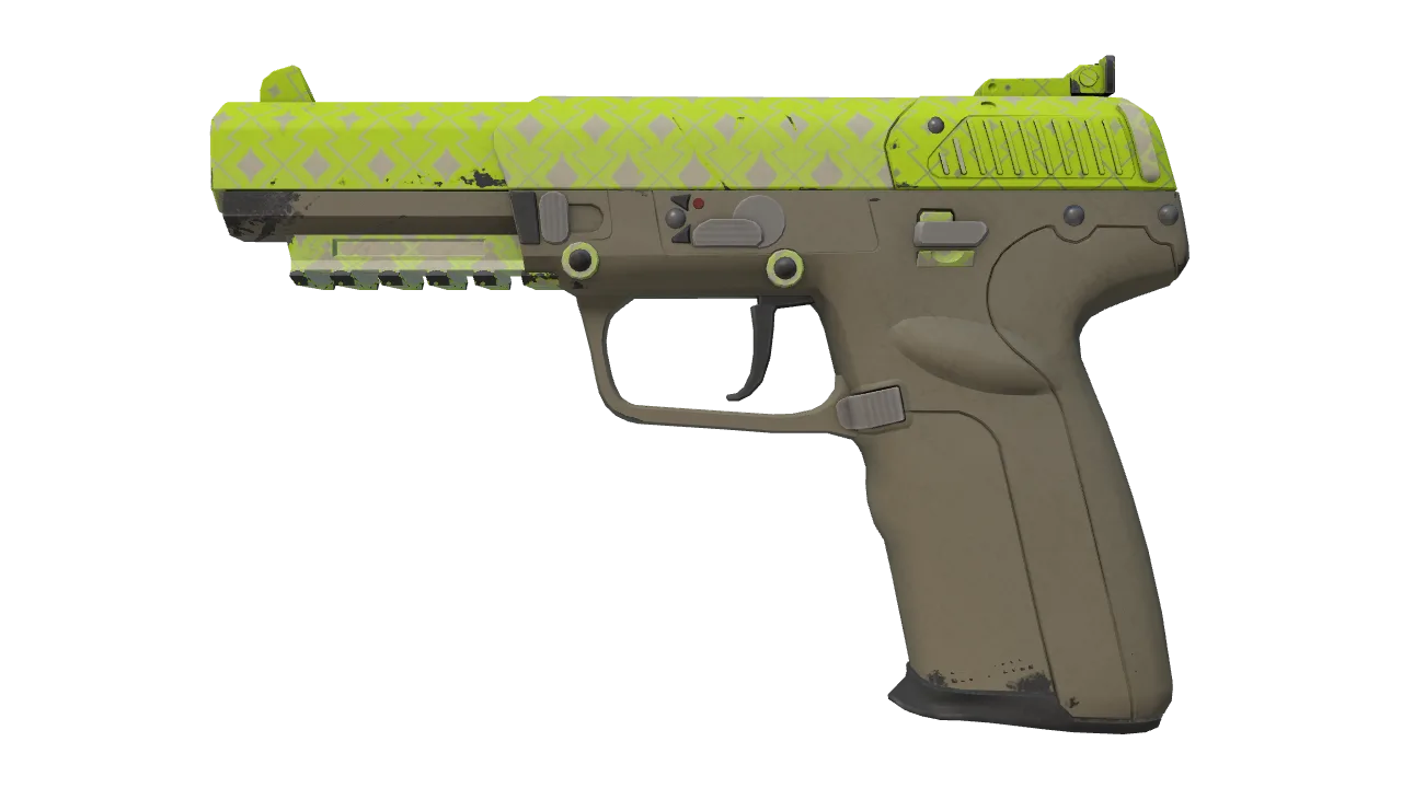 Five-SeveN | Neon Kimono (Minimal Wear) — Dust II light, front