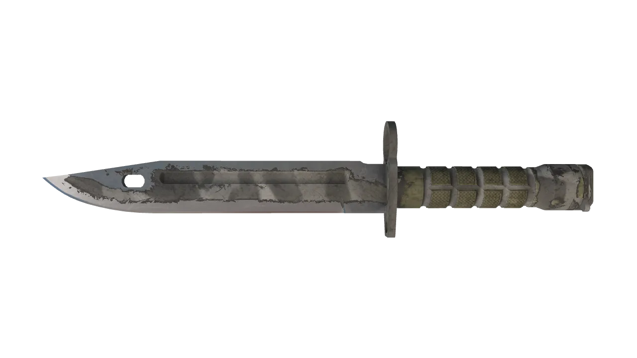 ★ Bayonet | Urban Masked (Battle-Scarred) — Dust II light, front