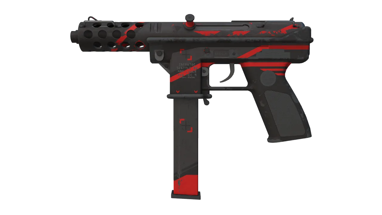 Souvenir Tec-9 | Isaac (Battle-Scarred) — Dust II light, front