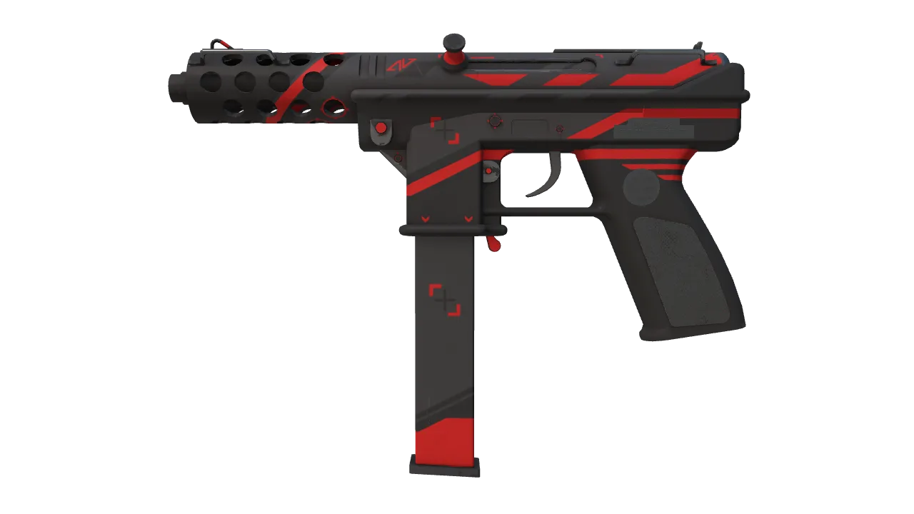 Souvenir Tec-9 | Isaac (Field-Tested) — Dust II light, front