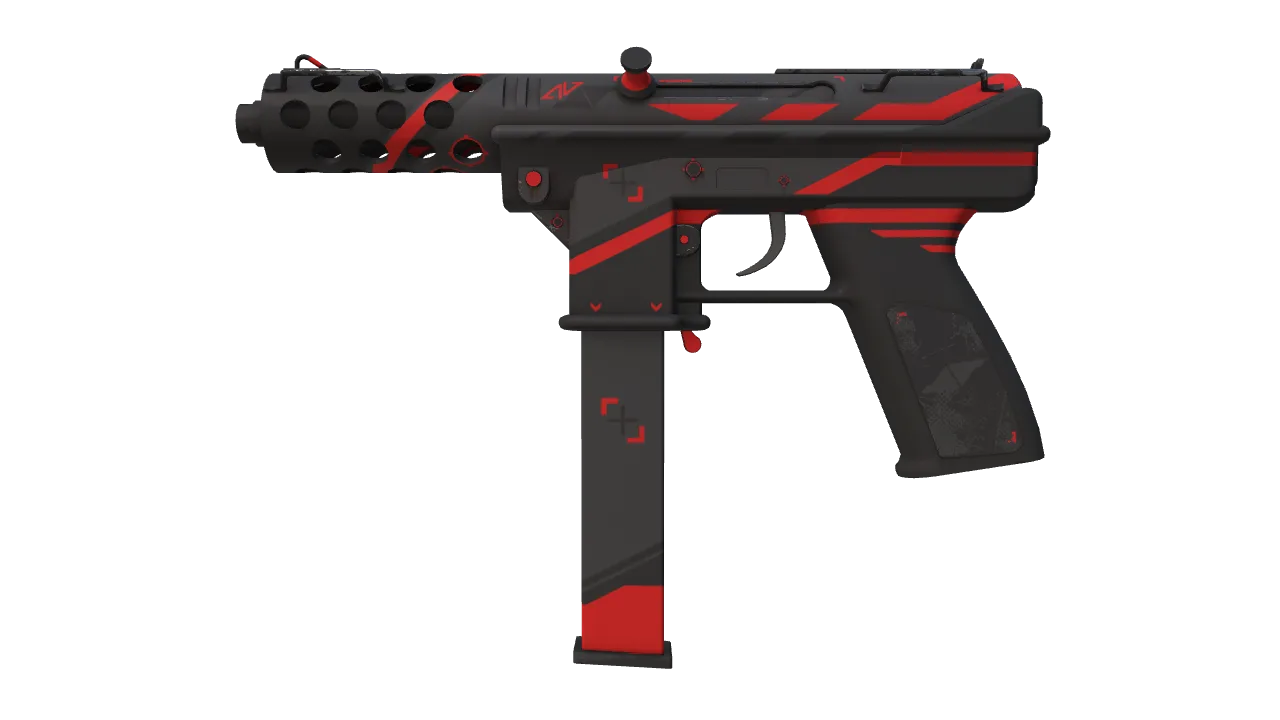 Souvenir Tec-9 | Isaac (Minimal Wear) — Dust II light, front