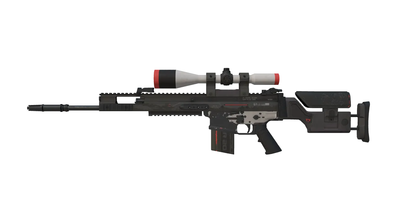 SCAR-20 | Cyrex (Battle-Scarred) — Dust II light, front