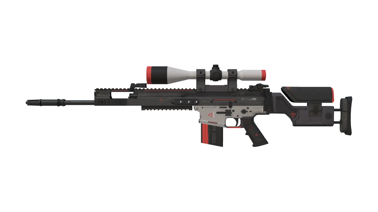 SCAR-20 | Cyrex (Factory New) — Dust II light, front