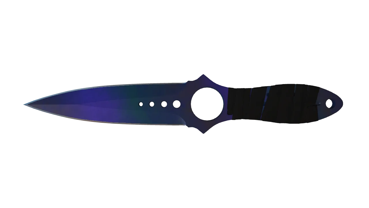 ★ Skeleton Knife | Doppler (Phase 3) (Minimal Wear) — Dust II light, front