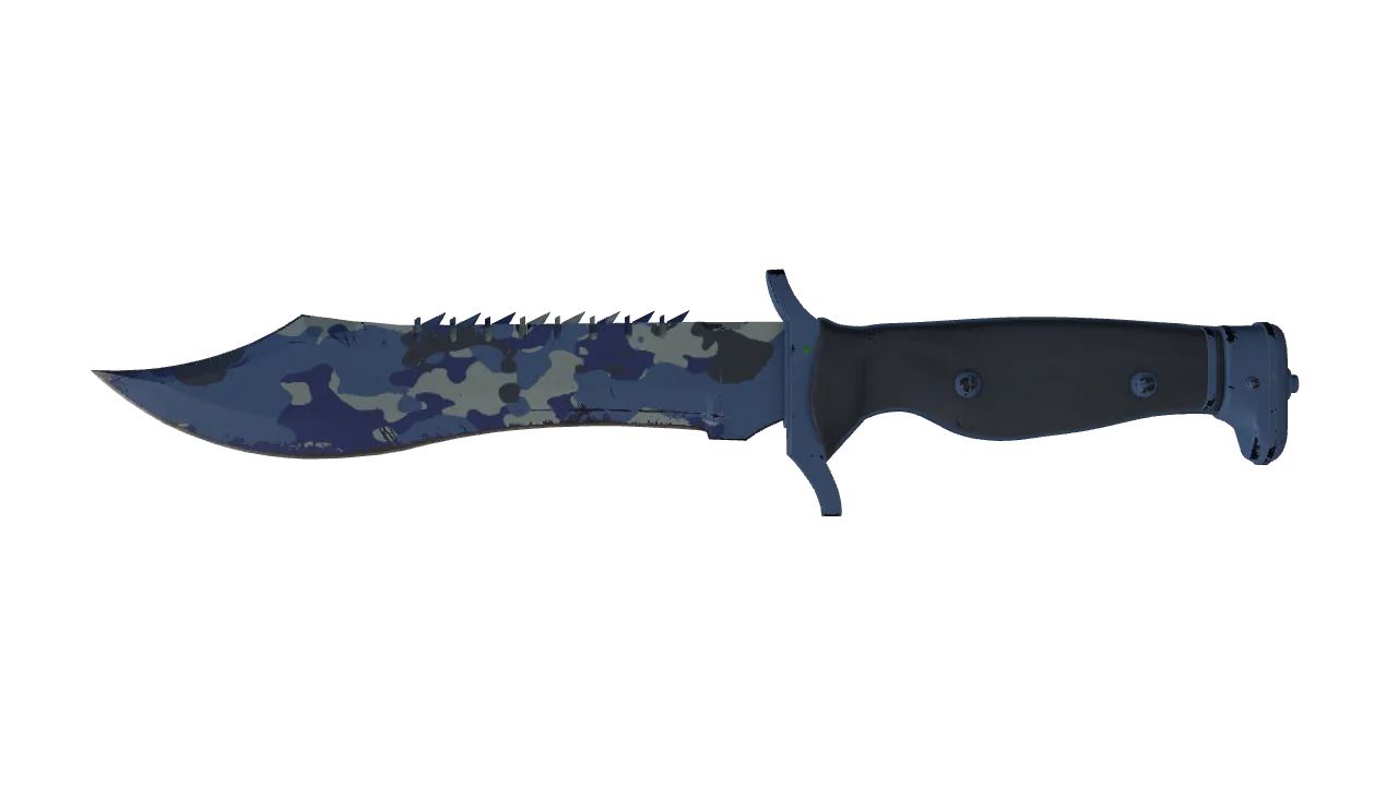 ★ Bowie Knife | Bright Water (Field-Tested) — Dust II light, front