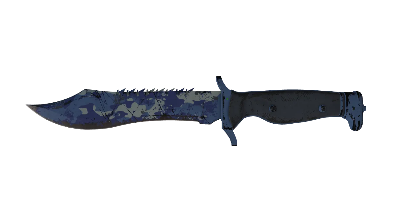 ★ Bowie Knife | Bright Water (Well-Worn) — Dust II light, front