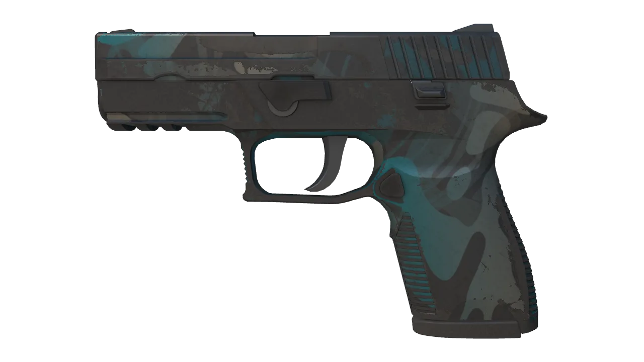P250 | Ripple (Battle-Scarred) — Dust II light, front