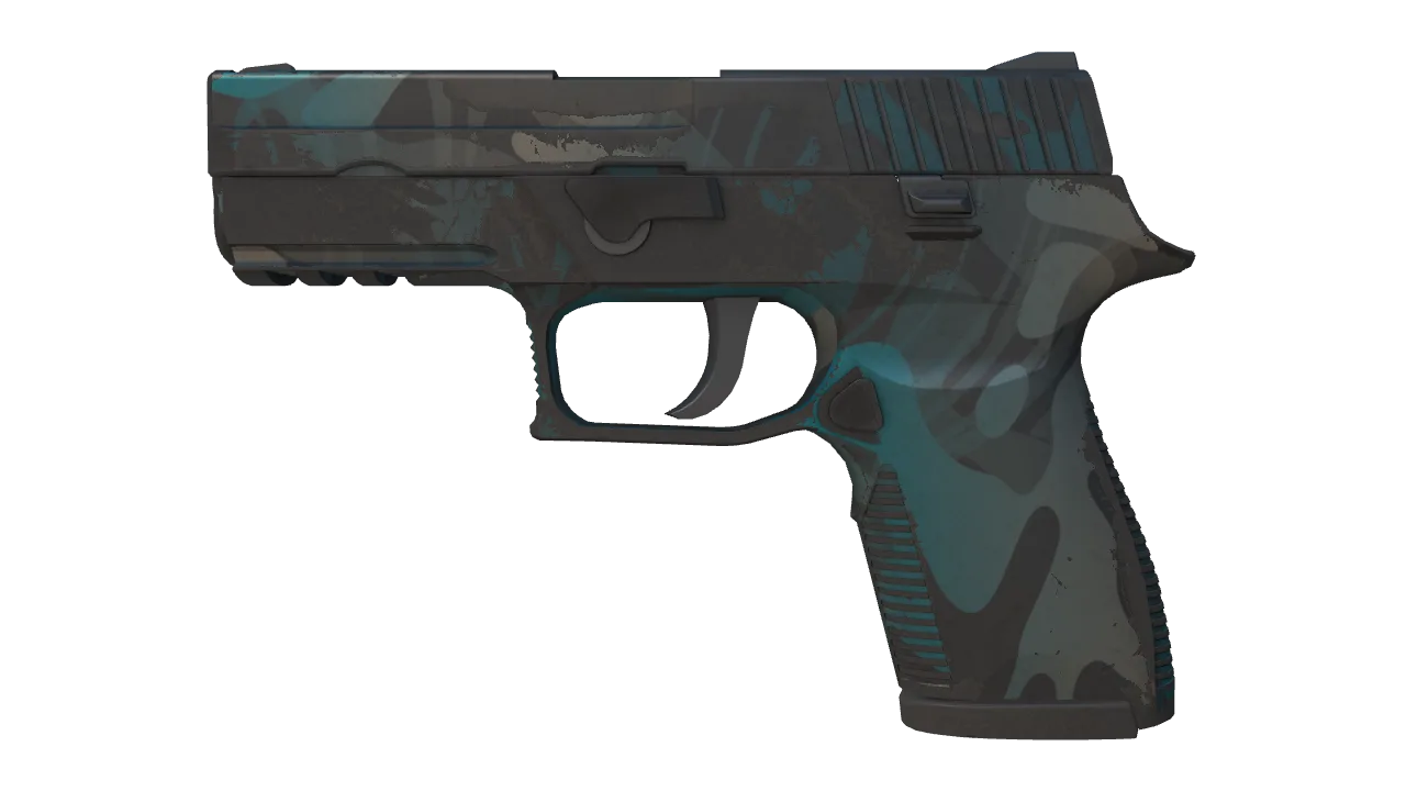 Souvenir P250 | Ripple (Well-Worn) — Dust II light, front