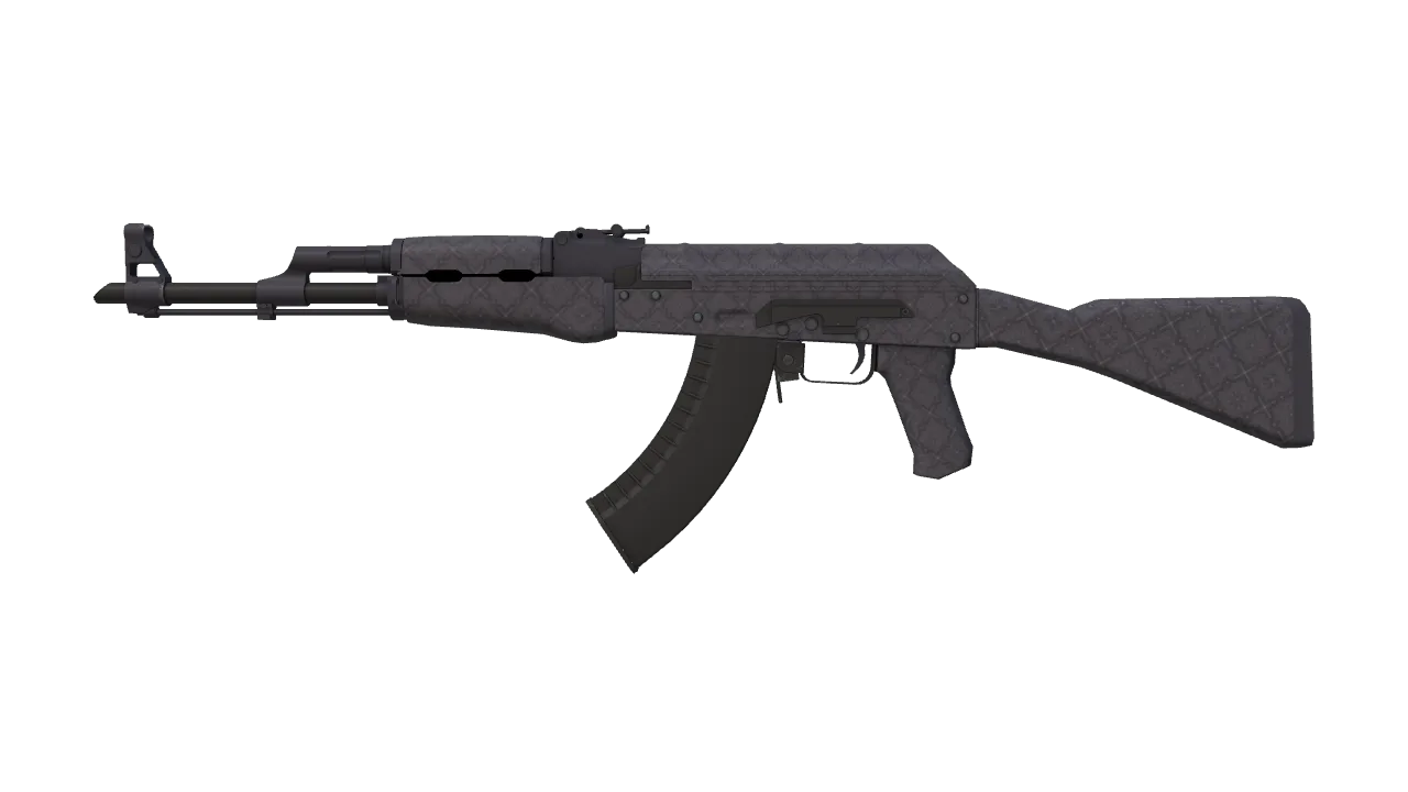 AK-47 | Baroque Purple (Factory New) — Dust II light, front