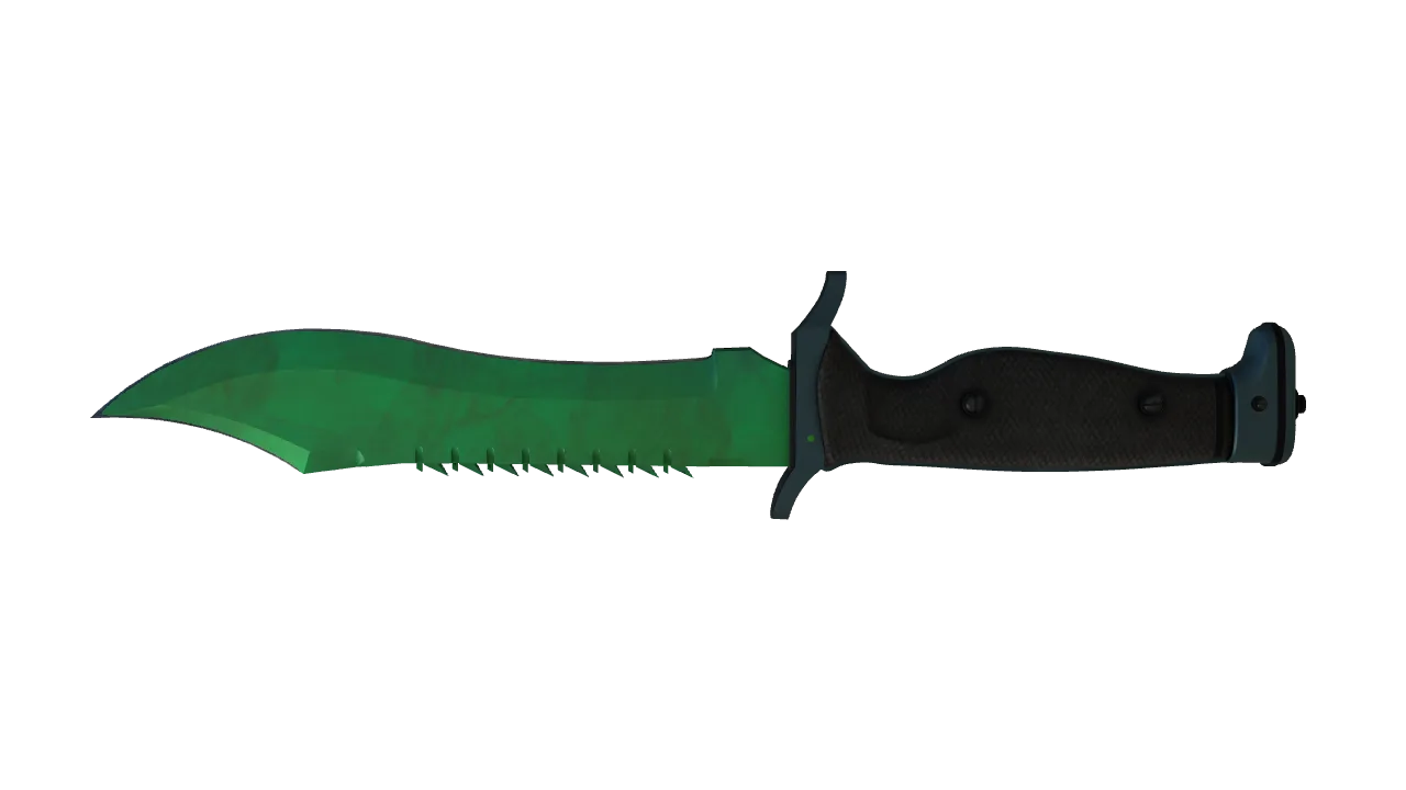 Bowie Knife | Gamma Doppler (Emerald) seed #330, back