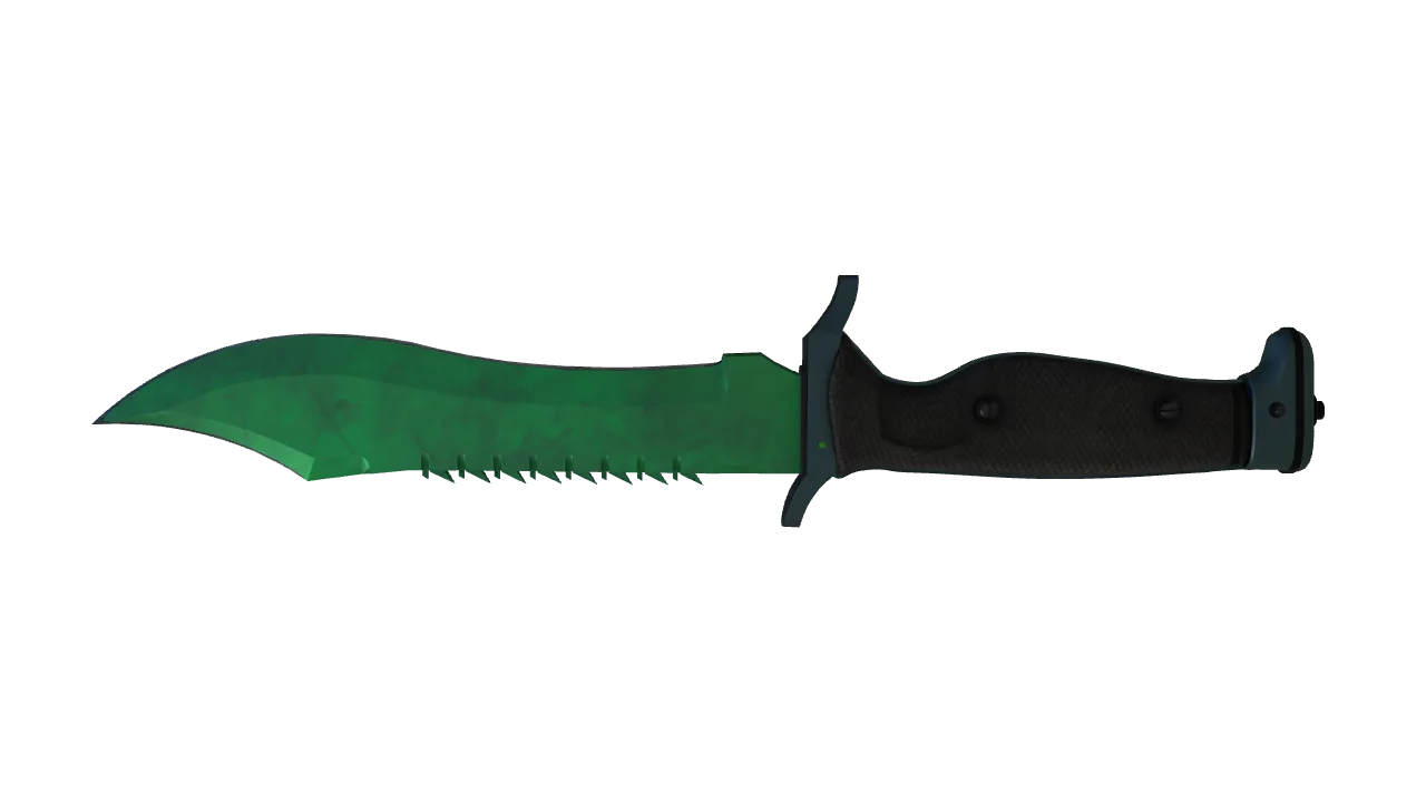 Bowie Knife | Gamma Doppler (Emerald) seed #542, back