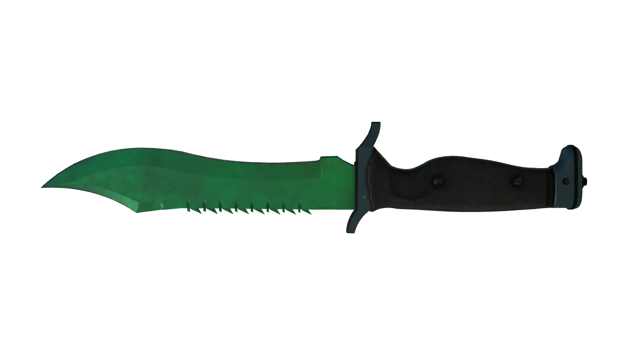 Bowie Knife | Gamma Doppler (Emerald) seed #562, back