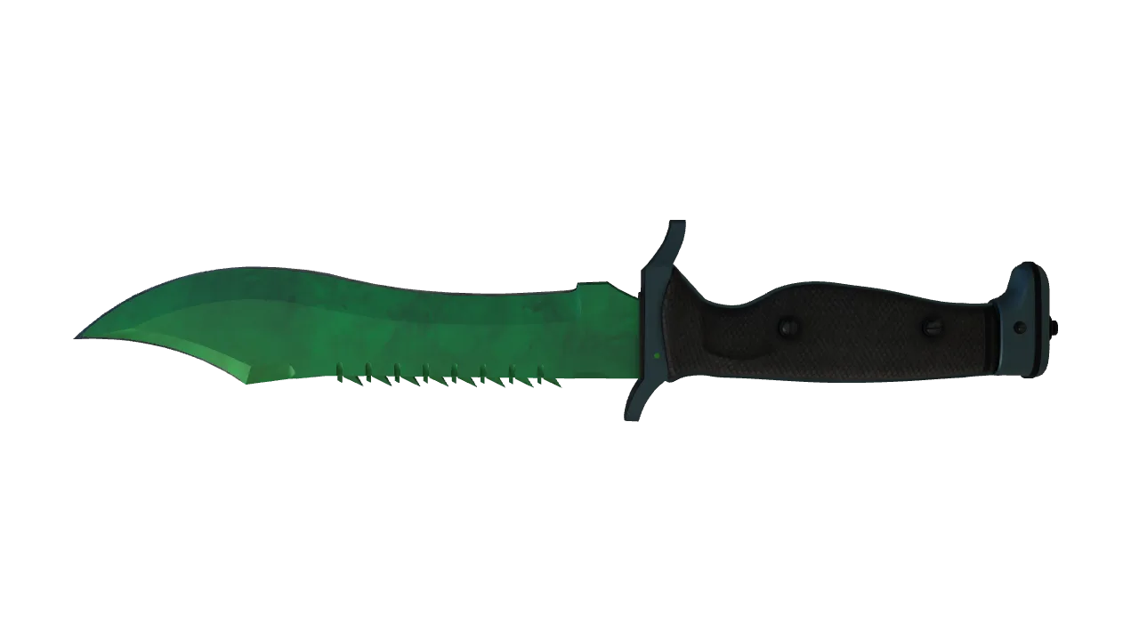 Bowie Knife | Gamma Doppler (Emerald) seed #576, back