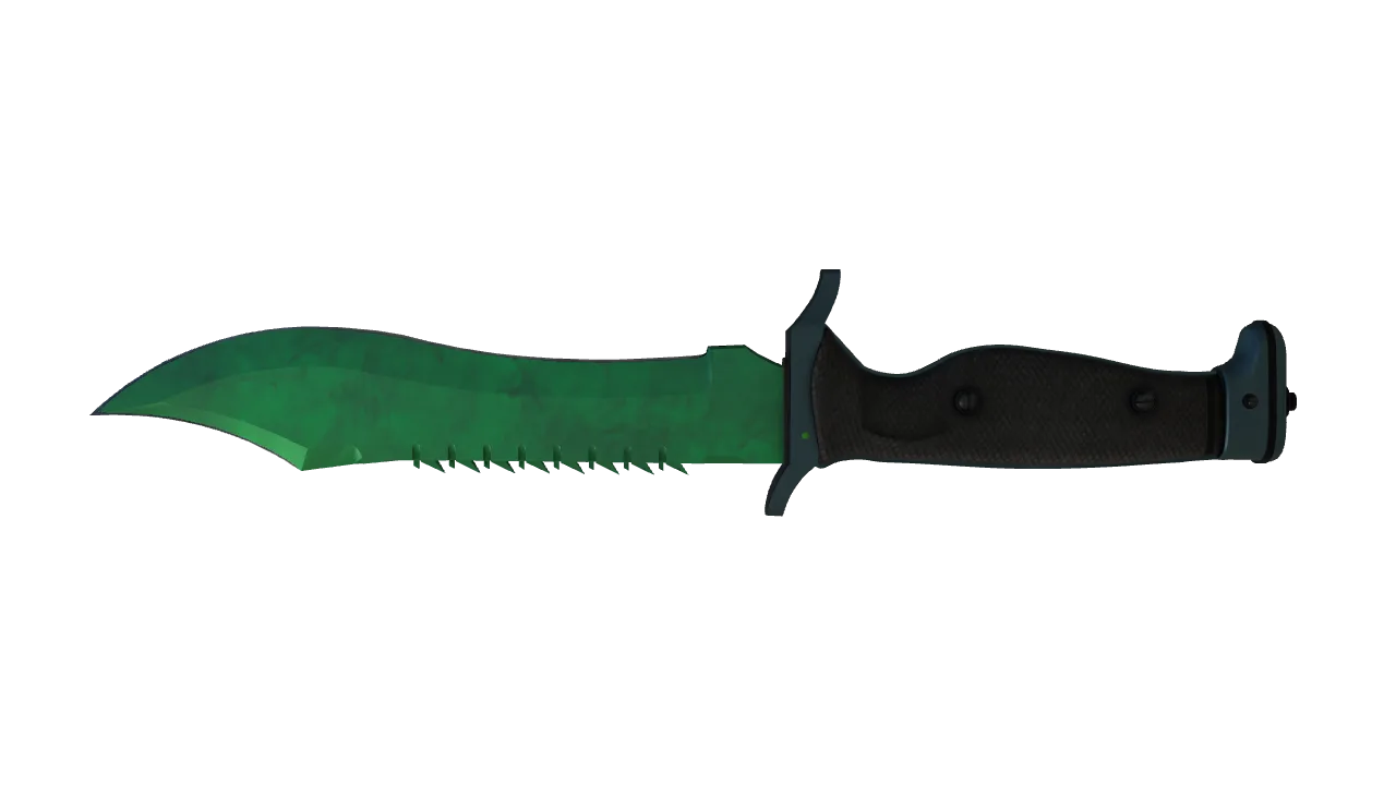 Bowie Knife | Gamma Doppler (Emerald) seed #648, back